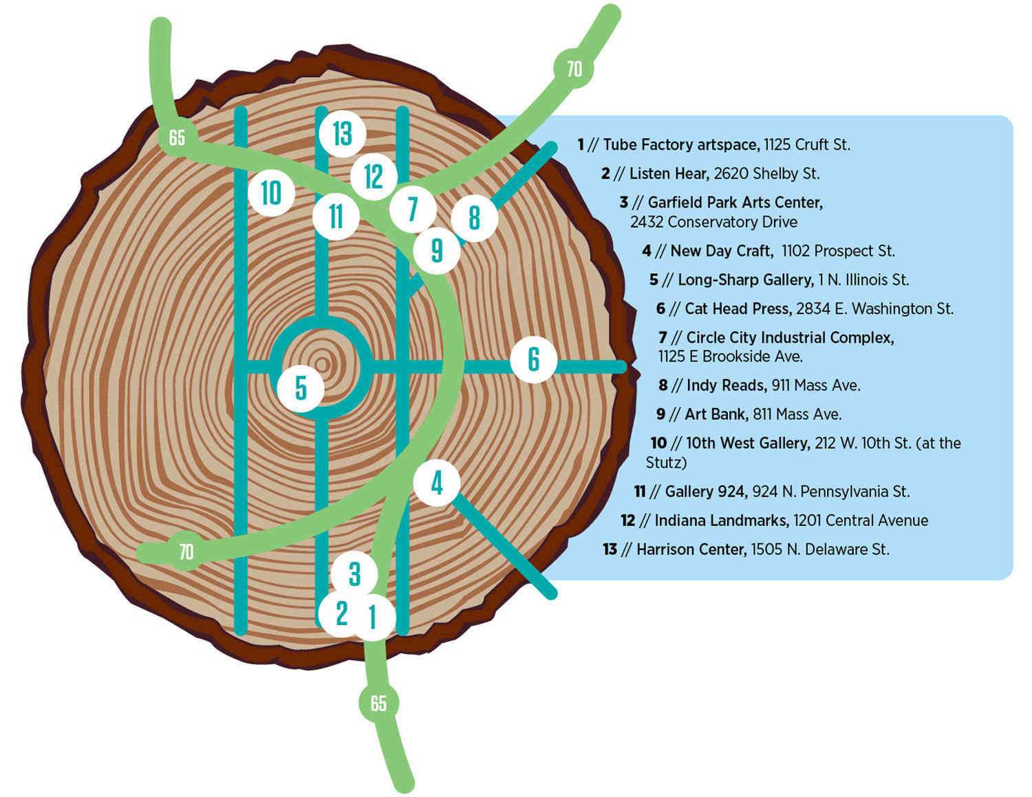 November First Friday map